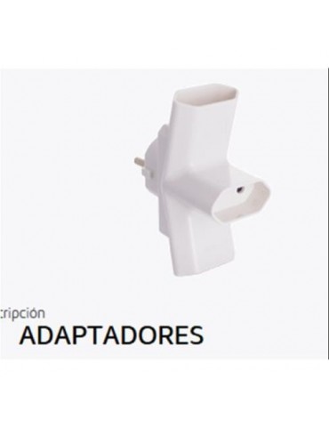 ADAPTADOR 3 TOMAS BIP. 16 A 15097