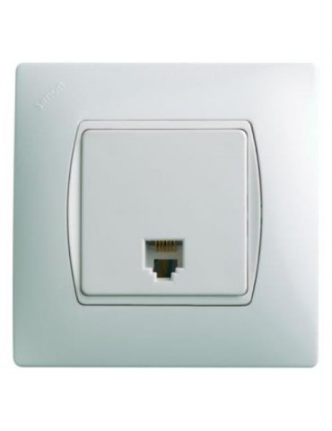 TOMA TELEFONO RJ-11 BLANCA G27480-35 S27