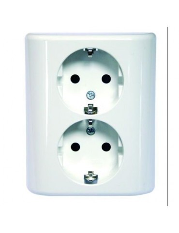 DOBLE BASE MONOBLOC EMPOTRAR BLANCO MS540108