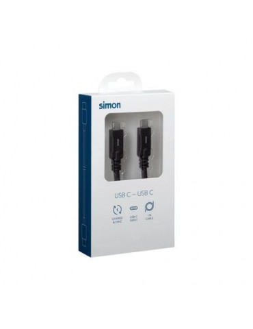 CABLE USB 3.1 C - USB C NEGRO 1M MU143201