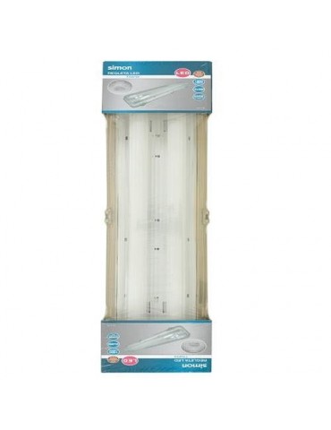 REGLETA LED TITANIA DOBLE 2X9W IL817103