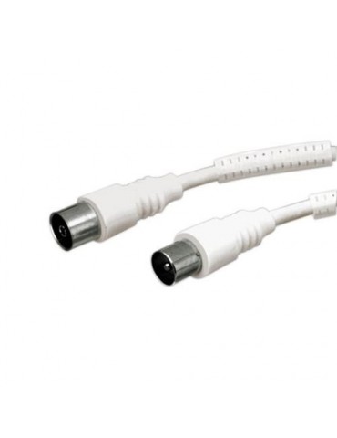 CABLE CONEXION TV BLANCA 1.5M. RG59 37.004/1.5