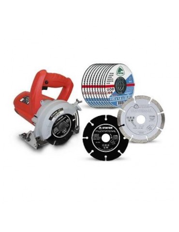 SIERRA CIRCULAR 1400W. CP125+SET DISCOS 1.2476