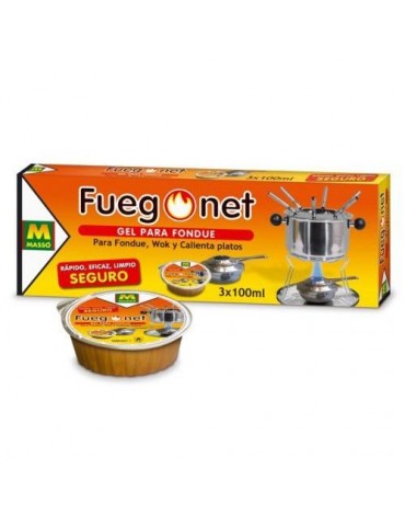 GEL PARA FONDUES 3X100 ML. 231112