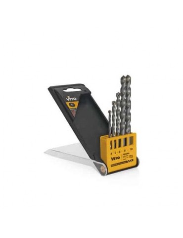 JUEGO 5 BROCAS PARA PIEDRA (4, 5, 6, 8, 10MM)