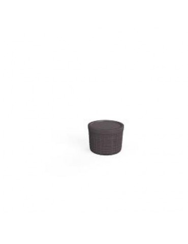 CESTA JUTE REDONDA CON TAPA 2L PIMIENTA 245707