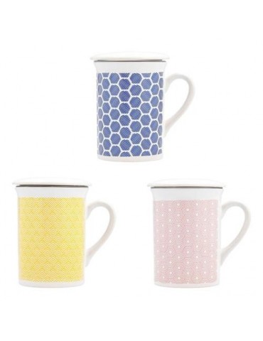 MUG TETERA 33CL PIPPA CON FILTRO Y TAPA