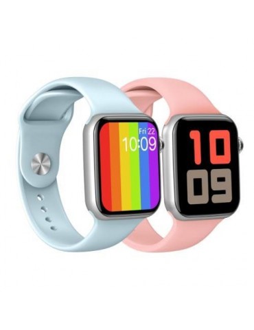SMARTWATCH COLORFUL ROSA + AZUL CIELO