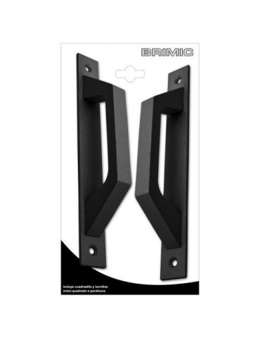 ASA PLACA RECTA 6804 ALUMINIO NEGRO (BL-2) 17107