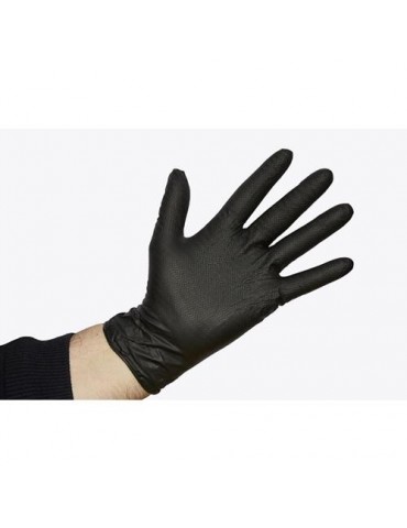 GUANTE ONDULADO JUMBO NEGRO - TALLA L