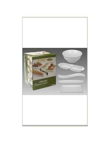 ESTUCHE 7 PIEZAS PORCELANA BLANCA DD6100000