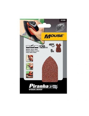 HOJAS LIJA GRANO 120 MOUSE (BL.-5)