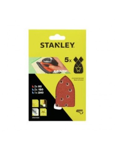 HOJAS LIJA GRANO SURTIDO MOUSE (BL.-5) STANLEY