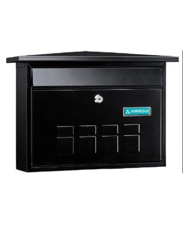 BUZON EXT.ACERO DECO NEGRO   E-5704