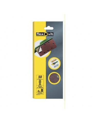 HOJA LIJA VELGRIP 93X230 8 AGUJEROS GRUESO 10 UDS