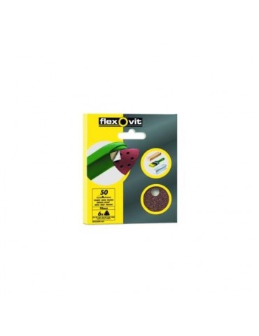 LIJA DELTA VELGRIP 94 6 AGUJEROS GRUESO 6 UDS