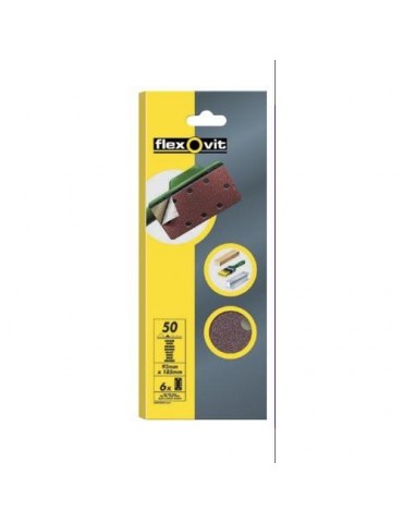LIJA VELGRIP 93X185 8 AGUJEROS FINO 6 UDS