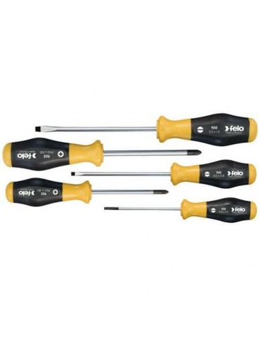 JUEGO DESTORNILLADORES FELO SERIE 900 5 PIEZAS