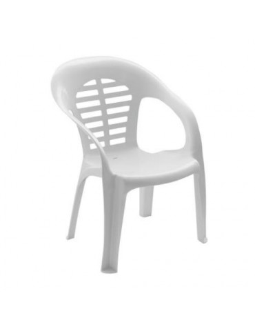 SILLON RESINA RESPALDO ALTO CONFORT BLANCO    8305