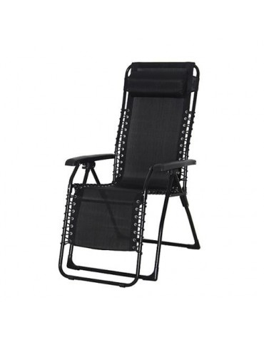 TUMBONA RELAX ACERO/TEXTILENE CATANIA