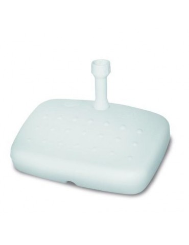 BASE PARASOL RINCON 48X38CM.415L.P/TUBO 19MM. BCO.
