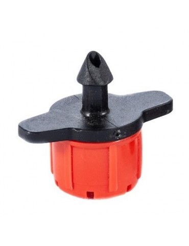 GOTERO PINCHADO REGULABLE 0-60L/H ROJO
