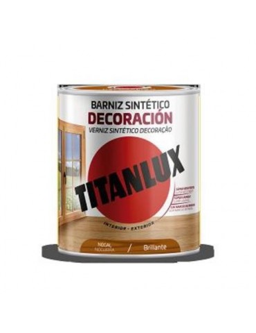 BARNIZ SINTETICO TINTE BRILLO NOGAL 750ML.