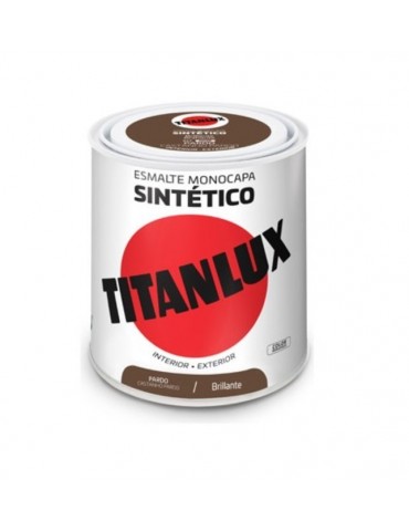 ESMALTE TITANLUX 250ML 517 001 PARDO