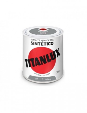 ESMALTE TITANLUX 250ML 520 001 GRIS PLATA