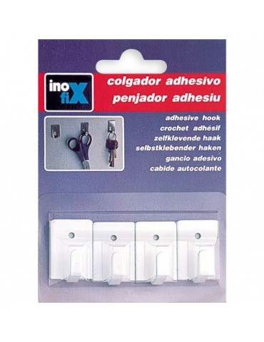 COLGADOR ADHESIVO ACERO INOXIDABLE