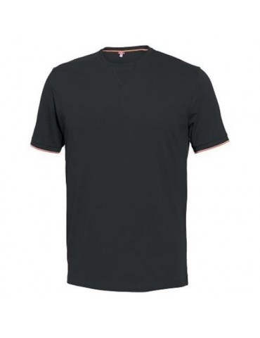 CAMISETA RAPALLO 100% COTONE NEGRO 8182 T-L