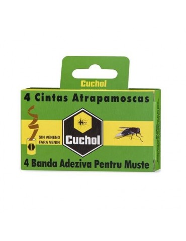 CINTAS ATRAPAMOSCAS CUCHOL 4UDS 37001