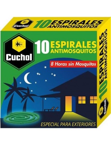 ESPIRAL ANTIMOSQUITOS CUCHOL 10UDS