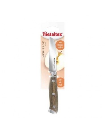 CUCHILLO VERDURAS HERITAGE MADERA HOJA 9 CM