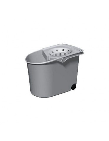 CUBO ESCURRIDOR C/RUEDAS GRIS 10326