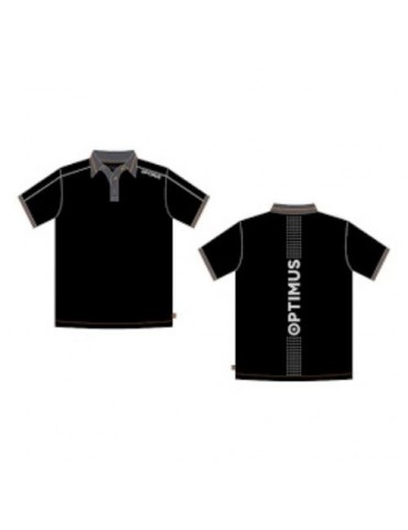 POLO CHICO MANGA CORTA NEGRO OPTIMUS T XL