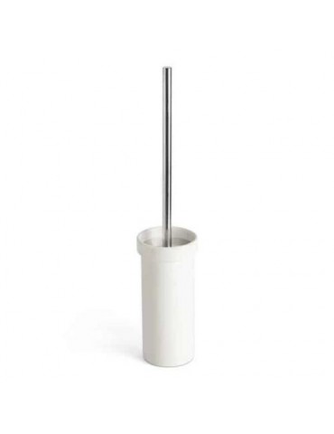 ESCOBILLA WC SLIM ACERO INOX Y BLANCO 6750600