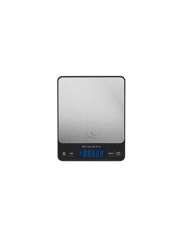 BALANZA DE ACERO INOX. NEGRA - CAPACIDAD 3KG