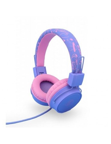 AURICULARES INFANTILES SAFE CABLE ROSA LILA