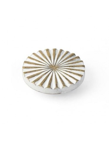 POMO REDONDO 40MM LATON BLANCO DECAPE 510BB