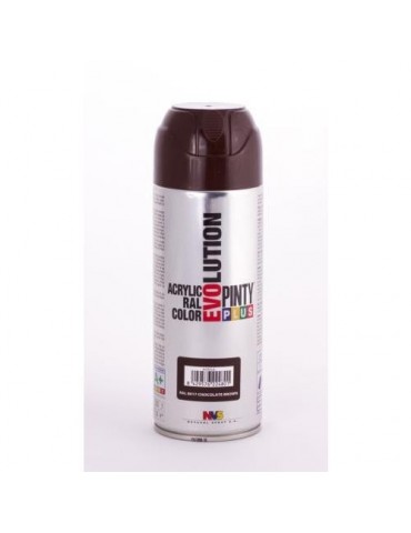 PINTURA SPRAY PINTY PLUS MARRON RAL 8017 520ML.
