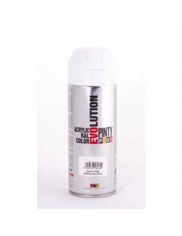 PINTURA SPRAY PINTY PLUS BLANCO MATE 520ML