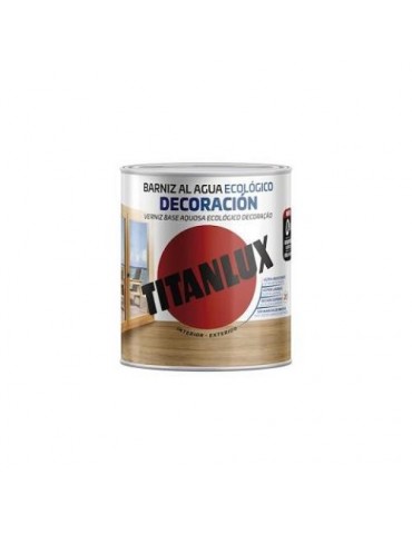 BARNIZ AL AGUA ECOLOGICO INCOLORO SATINADO 750ML