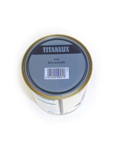 ESMALTE TITANLUX 750 ML. 510 001 GRIS AZUL ADO