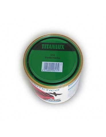 ESMALTE TITANLUX 750 ML. 514 001 VERDE HIERBA