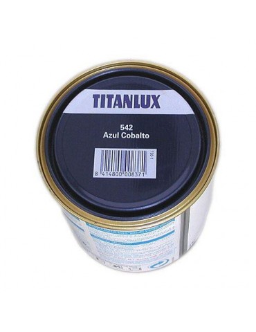 ESMALTE TITANLUX 750 ML. 542 001 AZUL COBA LTD. O