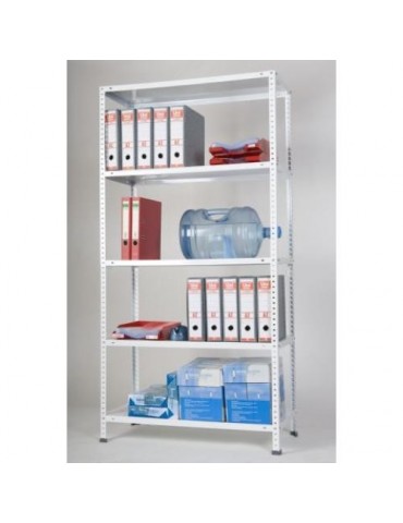 ESTANTERIA METALICA BLANCA 180X90X30 BRICOL