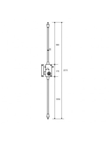 CERRADURA SEGURIDAD TS30/T6/IAE TESA