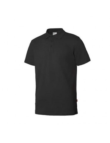 POLO STRETCH MC HOMBRE NEGRO S