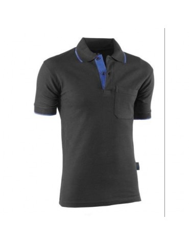 POLO TOP RANGE M/C NGR/AZLN.648   L